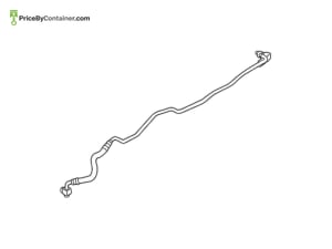 BMW 17227586438 — BMW GENUINE COOLING PIPE 17227586438