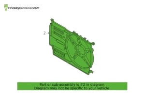 BMW 17428645858 — BMW GENUINE FAN COVER 17428645858