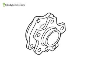 BMW 31107857069 — BMW GENUINE WHEEL HUB WITH BEARING 31107857069