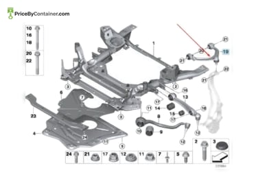 BMW 31126863333 — BMW GENUINE CONTROL ARM 31126863333
