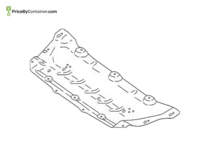 BMW 31146868620 — BMW GENUINE BOTTOM COVER 31146868620