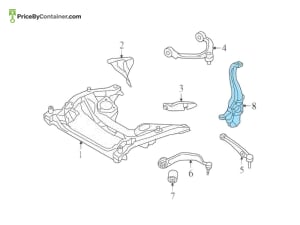 BMW 31214082753 — BMW GENUINE WHEEL CAREAER 31214082753