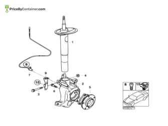 BMW 31316765068 — BMW Genuine Front Right Spring Strut / 31316765068 Description: Specifically made for BMW automobiles, the genuine OEM…