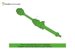 BMW 31605A2DFE7 — BMW GENUINE SHAFT 31605A2DFE7
