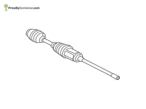 BMW 31608092513 — BMW GENUINE FRONT SHAFT LH 31608092513