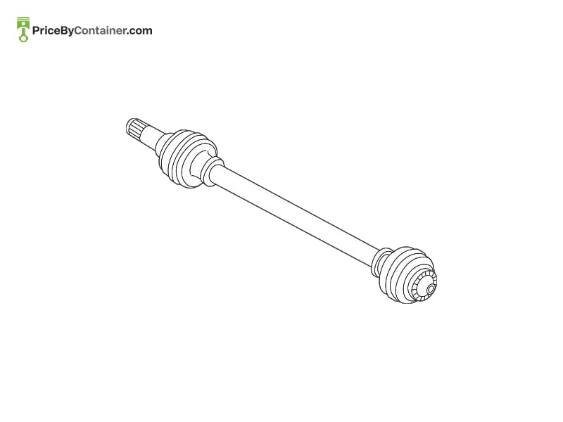 BMW 33208089856 — BMW GENUINE OUTPUT SHAFT 33208089856