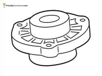 BMW 33506882819 — BMW GENUINE SUPPORT BEARING REAR 33506882819