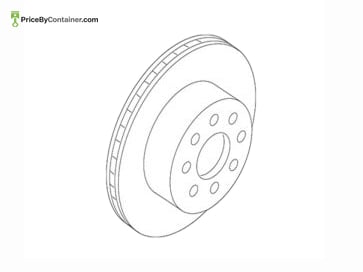BMW 34116786631 — BMW GENUINE BRAKE DISC FRT 34116786631