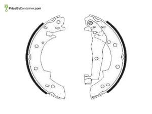 BMW 34211157302 — BMW GENUINE HAND BRAKE SHOE 270 34211157302