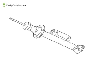 BMW 37106886887 — BMW GENUINE REAR SHOCK-LH 37106886887