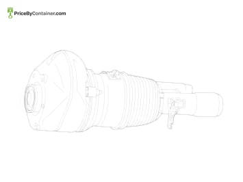 BMW 37107915942 — BMW GENUINE SHOCK ABS FR RH 37107915942