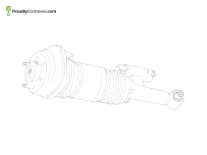 BMW 37107915949 — BMW GENUINE AIR SPRING STRUT FRONT LEFT 37107915949
