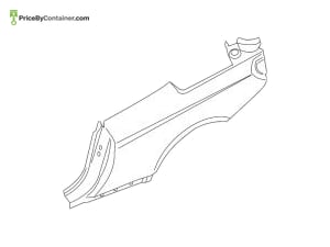 BMW 41009852095 — BMW GENUINE REAR LH FENDER 41009852095