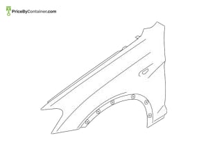 BMW 41357267324 — BMW GENUINE FENDER RH 41357267324