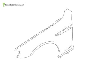 BMW 41358052622 — BMW GENUINE FENDER 41358052622