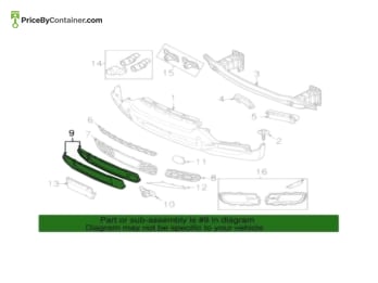 BMW 51117171346 — Description BMW Genuine Cover 51117171346 (004)