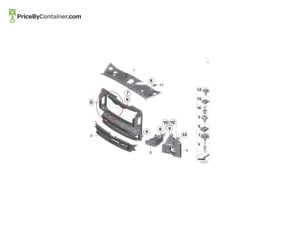 BMW 51117198868 — BMW GENUINE FRONT AIR DUCT 51117198868