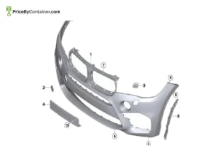BMW 51118056718 — BMW GENUINE FR BUMPER M 51118056718