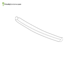 BMW 51118249696 — BMW GENUINE COVER SUPPORTING LEDGE BUMPER RIGHT 51118249696
