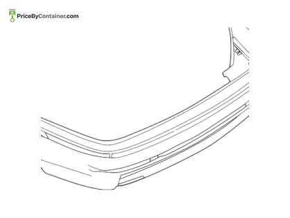 BMW 51128222609 — BMW GENUINE REAR BUMPER E46 WITHOUT SENSOR 51128222609