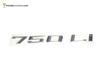 BMW 51147148195 — BMW GENUINE LETTERING EMBLEM 51147148195