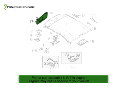 BMW 51162699047 — BMW GENUINE SUN VISIOR 51162699047