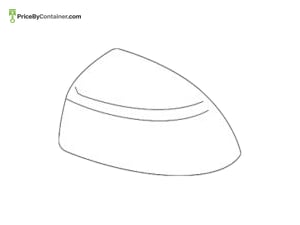 BMW 51167365114 — BMW GENUINE COVER MIRROR RH 51167365114