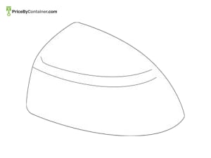 BMW 51167372840 — BMW GENUINE MIRROR COVER RH 51167372840