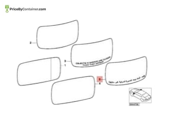 BMW 51168267184 — BMW Genuine Original New Mirror Glass Heated Convex Right 51168267184 The BMW Genuine Mirror Glass Heated Convex Right…