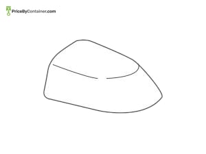 BMW 51168496624 — BMW GENUINE COVER MIRROR RH 51168496624