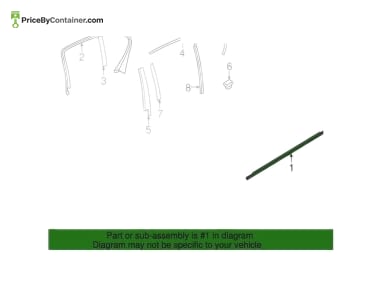 BMW 51357179121 — BMW GENUINE MOULDING 51357179121