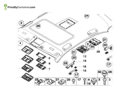 BMW 51447069464 — BMW – 51447069464 HEAD LIGHING COVER GENUINE BODY PARTS