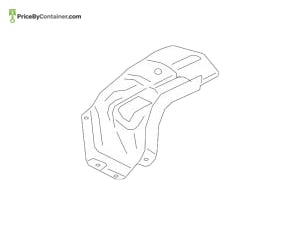 BMW 51487340229 — BMW GENUINE HEAT INSULAT 51487340229
