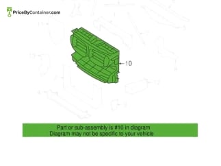 BMW 51647299056 — BMW GENUINE FR AIR DUCT 51647299056
