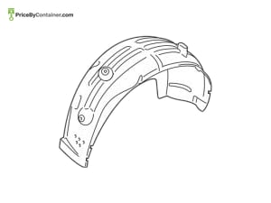 BMW 51717478758 — BMW GENUINE REAR RH COVER 51717478758