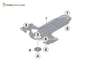 BMW 51757268349 — BMW GENUINE COVER 51757268349