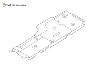 BMW 51758040536 — BMW GENUINE BOTTOM COVER 51758040536