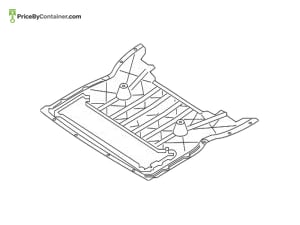 BMW 51758060091 — BMW GENUINE UNDERHOOD COVER 51758060091