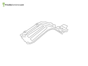BMW 51758091984 — BMW GENUINE REAR RHS UNDER COVER 51758091984