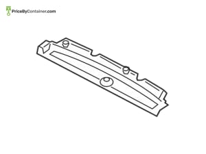 BMW 51758093938 — BMW GENUINE REAR CENTRE UNDER COVER 51758093938