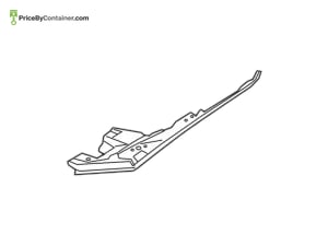 BMW 51767469501 — BMW GENUINE SEALING SIDE PANEL, LEFT 51767469501