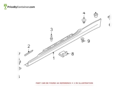 BMW 51777072876 — BMW GENUINE SUPPORTING 51777072876
