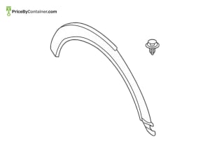 BMW 51777448120 — BMW GENUINE WHEEL ARCH RH 51777448120