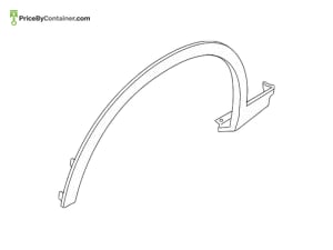 BMW 51778052073 — BMW GENUINE FENDER LINER 51778052073