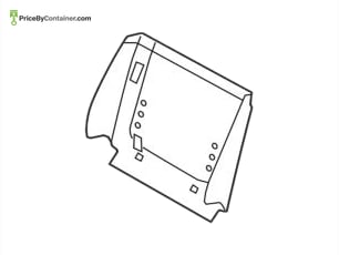 BMW 52107319070 — BMW GENUINE SEAT REAR COVER 52107319070