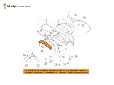 BMW 54317056282 — BMW GENUINE COVER 54317056282