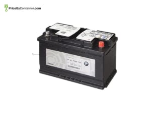 BMW 61217857288 — BMW GENUINE BATTARY 69AH 61217857288