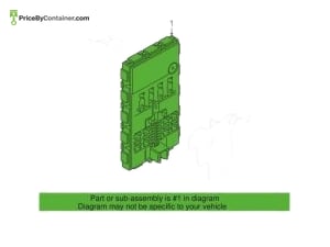 BMW 61355A908E8 — BMW GENUINE BODY DOMAIN CONTROLLER 61355A908E8