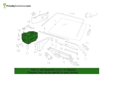 BMW 61661378613 — BMW GENUINE TANK 61661378613