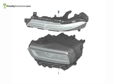 BMW 63115A408B1 — BMW GENUINE LED HEADLIGHT 63115A408B1